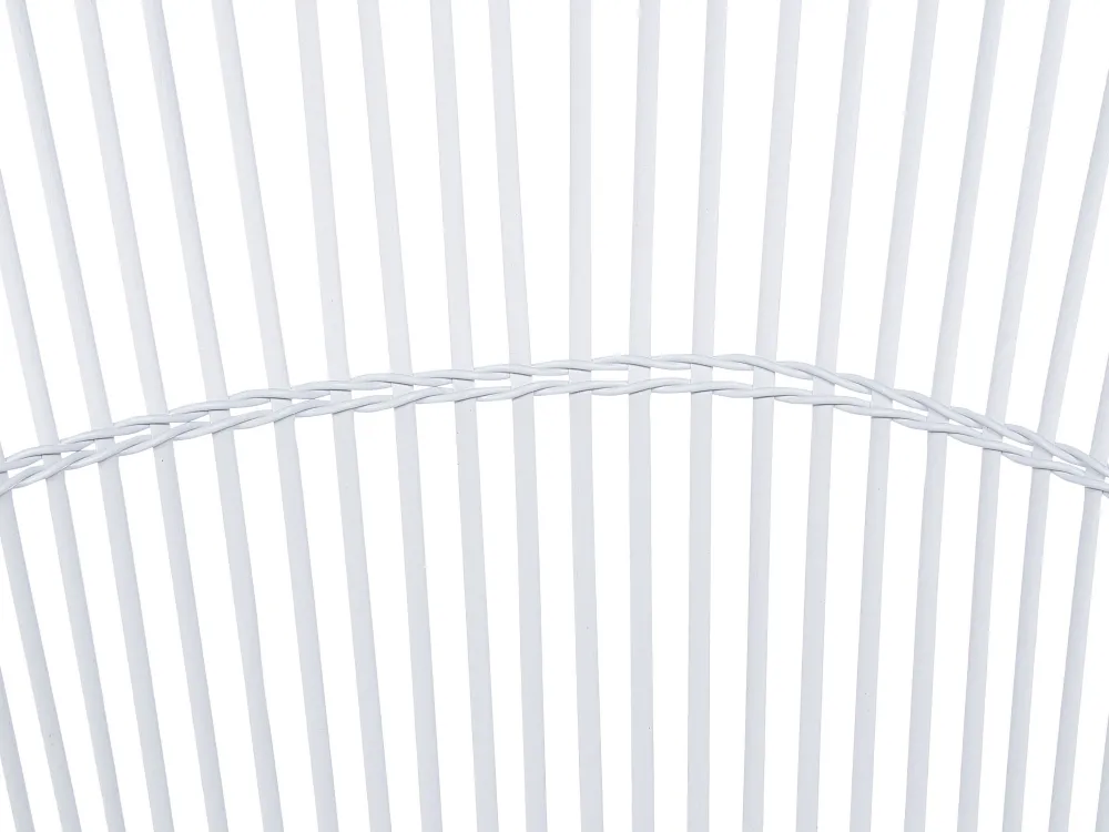 Ulkokalusteet<Beliani 2-Istuttava Bistrosetti Polyrottinki Luonnonvalkoinen Mesyna