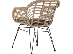 Cheap Beliani 2-Istuttava Bistrosetti Polyrottinki Luonnonvari Tropea Ii