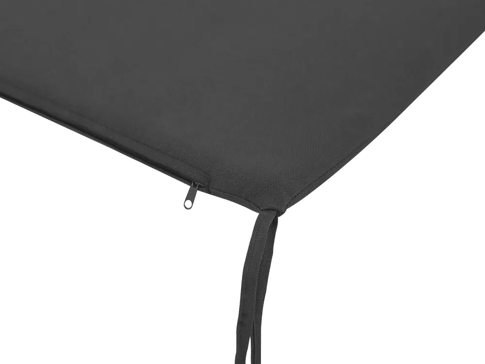 Ulkokalusteet<Beliani 2-Istuttava Bistrosetti Polyrottinki Luonnonvari/Musta Pellaro