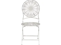 Clearance Beliani 2-Istuttava Bistrosetti Rauta Valkoinen Scafa