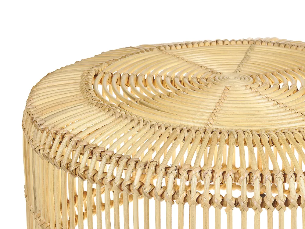 Ulkokalusteet<Beliani 2-Istuttava Bistrosetti Rottinki Luonnonvari Florentine Ii/Limni