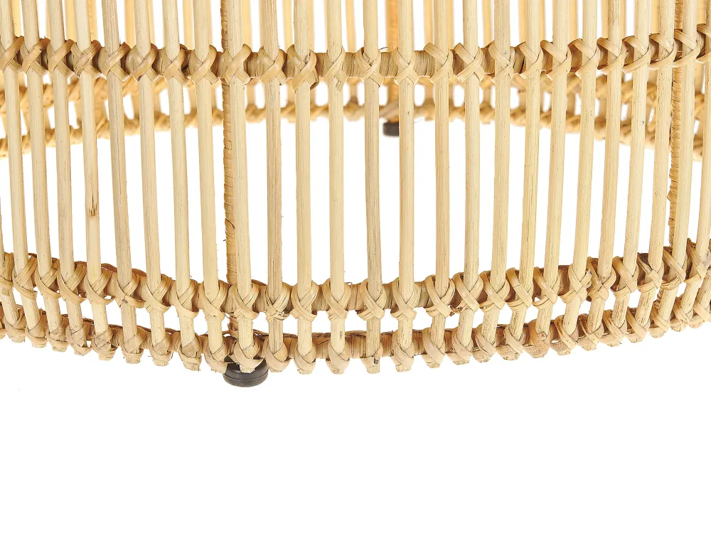 Ulkokalusteet<Beliani 2-Istuttava Bistrosetti Rottinki Luonnonvari Florentine Ii/Limni