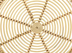 Ulkokalusteet<Beliani 2-Istuttava Bistrosetti Rottinki Luonnonvari Florentine Ii/Limni