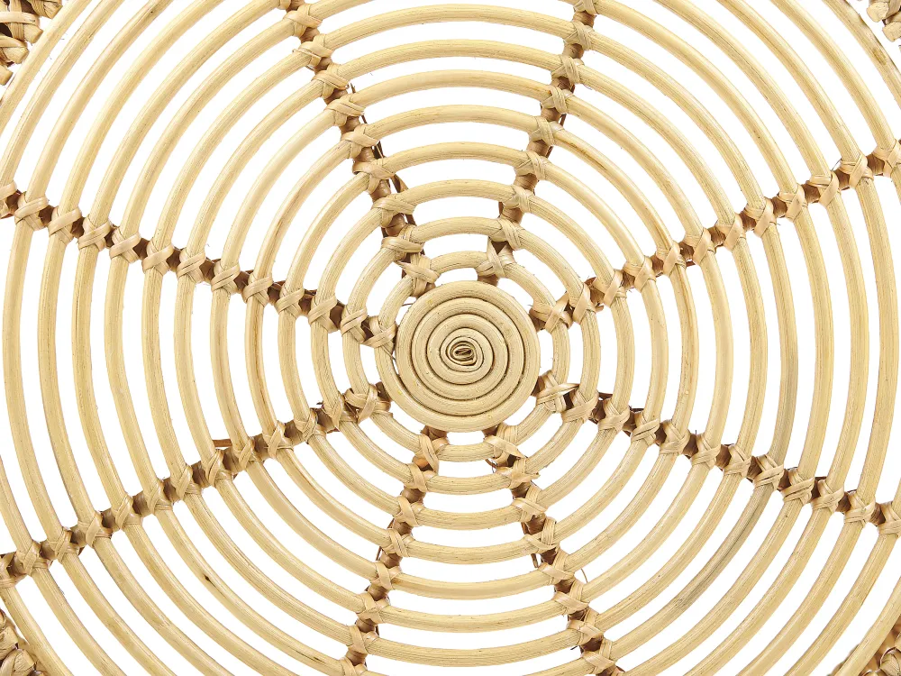 Ulkokalusteet<Beliani 2-Istuttava Bistrosetti Rottinki Luonnonvari Florentine Ii/Limni