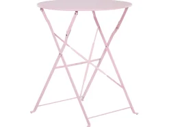 Ulkokalusteet<Beliani 2-Istuttava Bistrosetti Teras Pastellipinkki Fiori