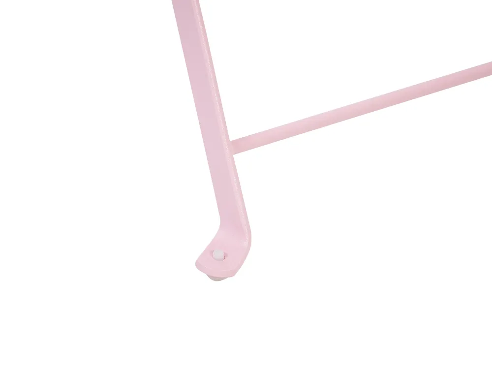 Ulkokalusteet<Beliani 2-Istuttava Bistrosetti Teras Pastellipinkki Fiori