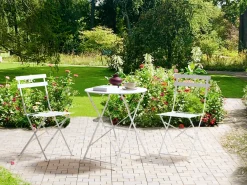 Ulkokalusteet<Beliani 2-Istuttava Bistrosetti Teras Valkoinen Fiori