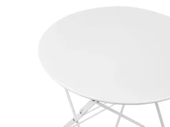 Ulkokalusteet<Beliani 2-Istuttava Bistrosetti Teras Valkoinen Fiori