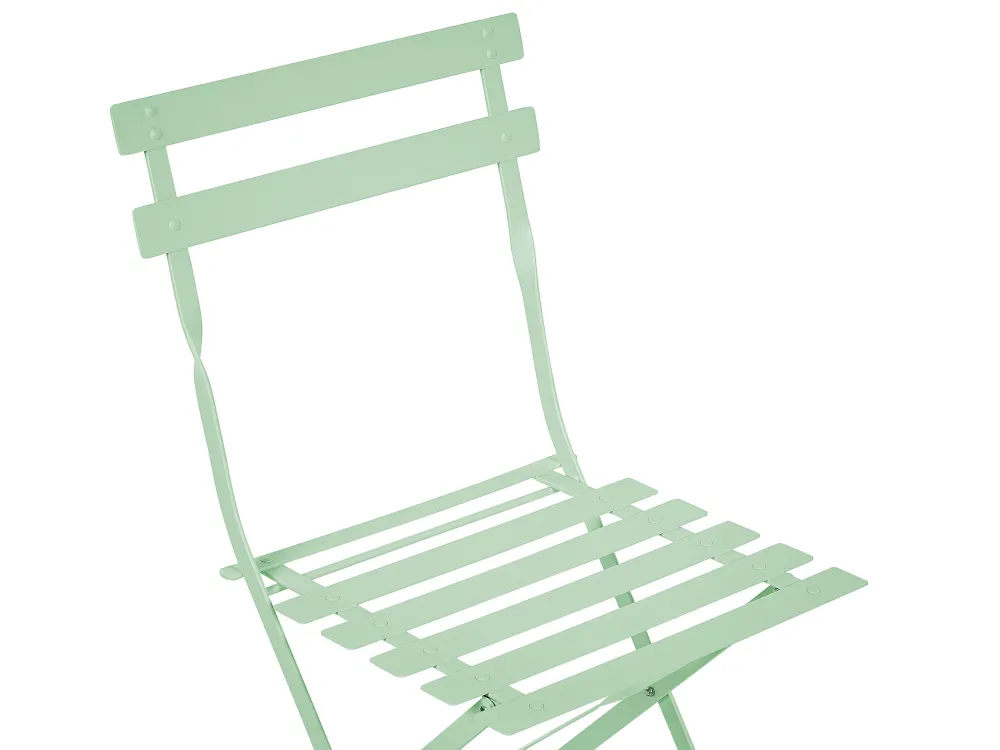 Ulkokalusteet<Beliani 2-Istuttava Bistrosetti Teras Mintunvihrea Fiori