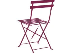 Online Beliani 2-Istuttava Bistrosetti Teras Viininpunainen Fiori