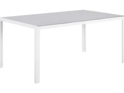 Ulkokalusteet<Beliani 6-Istuttava Harmaa Alumiininen Ulkoruokailuryhma Catania