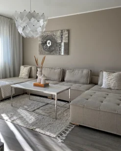 Flash Sale Beliani 4-Istuttava Kulmamoduulisohva Beige Tibro