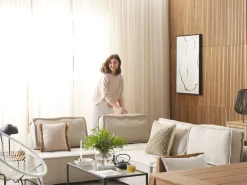 Flash Sale Beliani 4-Istuttava Kulmamoduulisohva Beige Tibro