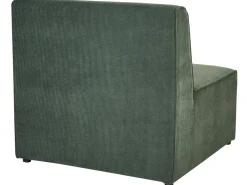 Flash Sale Beliani 3-Istuttava Kulmasohva Ja Rahi Vakosametti Vasenk. Tummanvihrea Lemvig