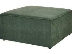 Flash Sale Beliani 3-Istuttava Kulmasohva Ja Rahi Vakosametti Vasenk. Tummanvihrea Lemvig