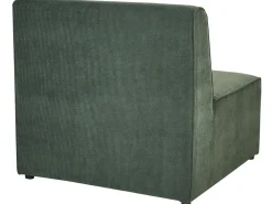 Sohvat<Beliani 4-Istuttava Kulmasohva Ja Rahi Vakosametti Oikeak. Tummanvihrea Lemvig