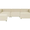 Hot Beliani 3-Istuttava Kulmasohva Ja Rahi Pellava Vasenk. Beige Aprica