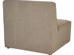 Sohvat<Beliani 5-Istuttava Kulmasohva Ja Rahi Vakosametti Oikeak. Ruskeanharmaa Lemvig