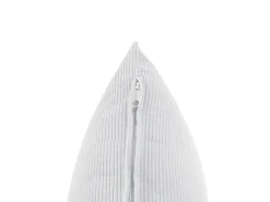 Best Sale Beliani 4-Istuttava Kulmasohva Ja Rahi Vakosametti Oikeak. Luonnonvalkoinen Lemvig