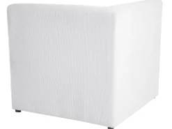 Best Sale Beliani 4-Istuttava Kulmasohva Ja Rahi Vakosametti Oikeak. Luonnonvalkoinen Lemvig