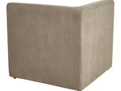 Sohvat<Beliani 4-Istuttava Kulmasohva Ja Rahi Vakosametti Vasenk. Ruskeanharmaa Lemvig