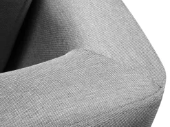 Sohvat<Beliani 6-Istuttava Kulmasohva Kangas Vasenk. Vaaleanharmaa Stockholm