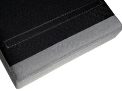 Sohvat<Beliani 6-Istuttava Kulmasohva Kangas Vasenk. Vaaleanharmaa Stockholm