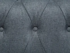 Sohvat<Beliani 6-Istuttava Kulmasohva Kangas Vasenk. Vaaleanharmaa Chesterfield