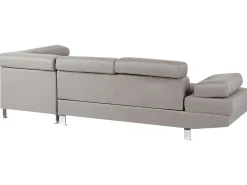 Sale Beliani 5-Istuttava Kulmasohva Kangas Vasenk. Vaaleanharmaa Norrea