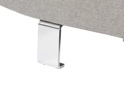 Sale Beliani 5-Istuttava Kulmasohva Kangas Vasenk. Vaaleanharmaa Norrea