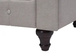 Outlet Beliani 6-Istuttava Kulmasohva Kangas Vasenk. Beige Chesterfield