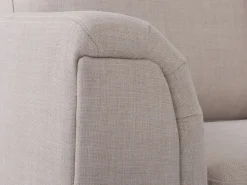 Sohvat<Beliani 4-Istuttava Kulmasohva Kangas Vasenk. Beige Oslo