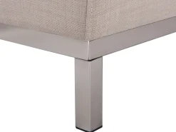 Sohvat<Beliani 4-Istuttava Kulmasohva Kangas Vasenk. Beige Oslo