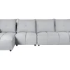 Sohvat<Beliani 4-Istuttava Kulmasohva Kangas Oikeak. Vaaleanharmaa Tomra