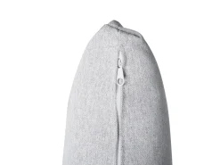 Sohvat<Beliani 4-Istuttava Kulmasohva Kangas Oikeak. Vaaleanharmaa Tomra