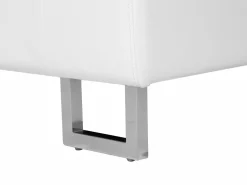 Hot Beliani 6-Istuttava Kulmasohva Nahka Vasenk. Valkoinen Stockholm