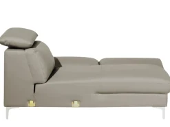 Shop Beliani 4-Istuttava Kulmasohva Nahka Vasenk. Ruskeanharmaa Farila