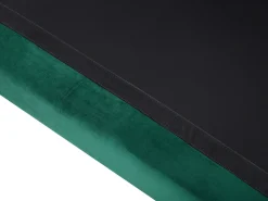 Sohvat<Beliani 4-Istuttava Kulmasohva Sametti Oikeak. Tummanvihrea Oslo