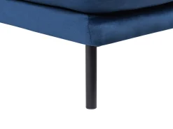 Clearance Beliani 4-Istuttava Kulmasohva Sametti Oikeak. Laivastonsininen Vinterbro