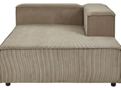 Flash Sale Beliani 3-Istuttava Kulmasohva Vakosametti Vasenk. Vaaleanruskea Aprica