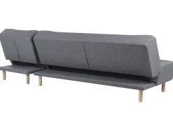 Sohvat<Beliani 4-Istuttava Kulmavuodesohva Kangas Vasenk. Harmaa Alsten