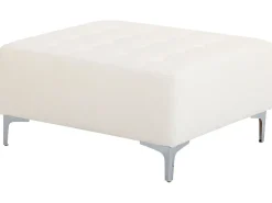 Fashion Beliani 5-Istuttava Kulmavuodesohva Ja Rahi Keinonahka Vasenk. Valkoinen Aberdeen