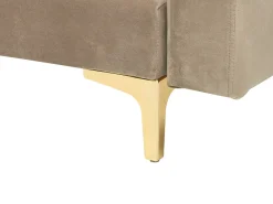 Hot Beliani 4-Istuttava Kulmavuodesohva Ja Rahi Sametti Vasenk. Hiekanruskea Aberdeen