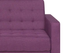 Sohvat<Beliani 4-Istuttava Kulmavuodesohva Kangas Oikeak. Violetti Aberdeen