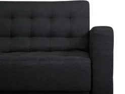 Sohvat<Beliani 5-Istuttava Kulmavuodesohva Ja Rahi Kangas Oikeak. Grafiitinharmaa Aberdeen