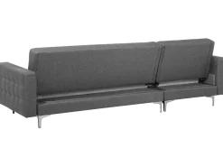 Sohvat<Beliani 4-Istuttava Kulmavuodesohva Ja Rahi Kangas Oikeak. Vaaleanharmaa Aberdeen