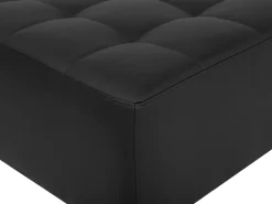 Sohvat<Beliani 4-Istuttava Kulmavuodesohva Ja Rahi Keinonahka Oikeak. Musta Aberdeen