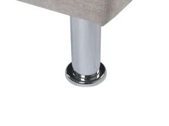 Online Beliani 4-Istuttava Kulmavuodesohva Kangas Vaaleanharmaa Nesset