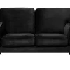 New Beliani 2-Istuttava Musta Sohva Lokka