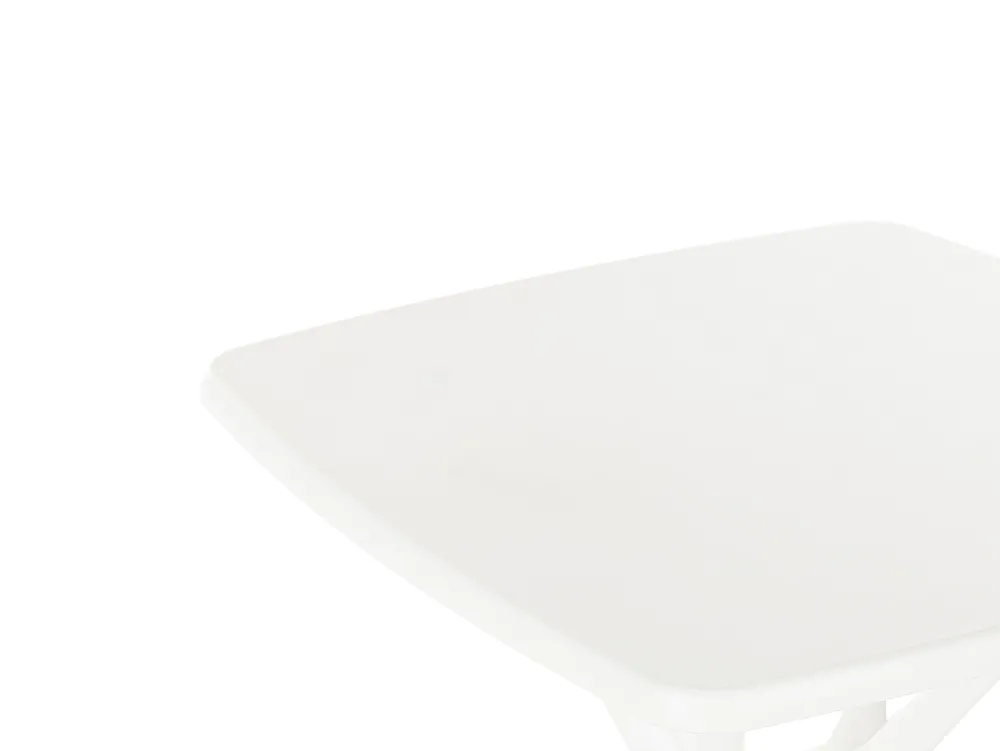 Ulkokalusteet<Beliani 4-Istuttava Mustavalkoinen Muovinen Puutarhakalustesetti Sersale / Camogli